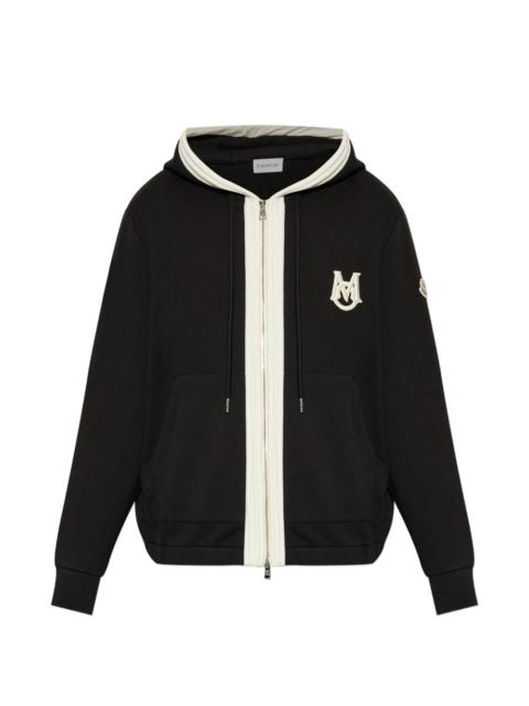 Moncler logo-appliqué hoodie