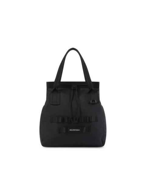 Men's Army Medium Tote Bag in Black