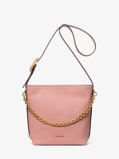 MICHAEL KORS Nolita Small Pebbled Leather Bucket Tote Bag
