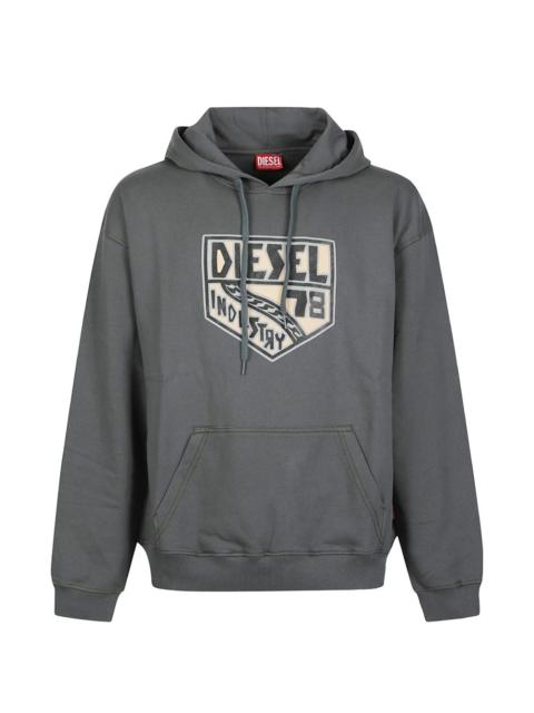 Diesel logo-print drawstring hoodie