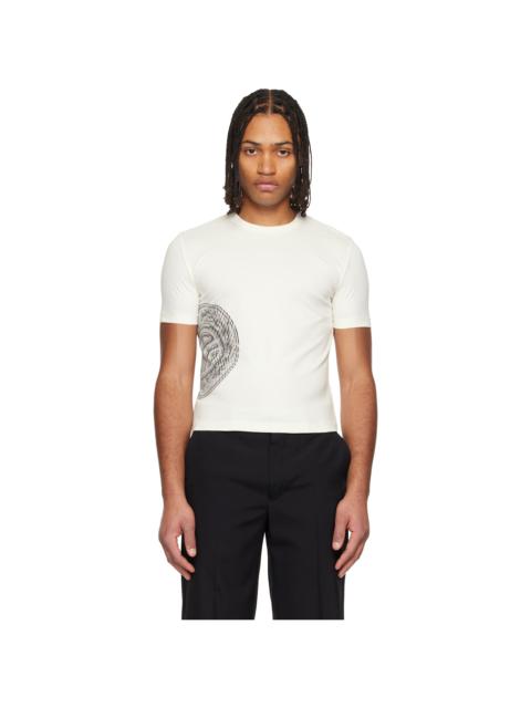 Jean Paul Gaultier Off-White 'The Laurel Stamped' Baby T-shirt