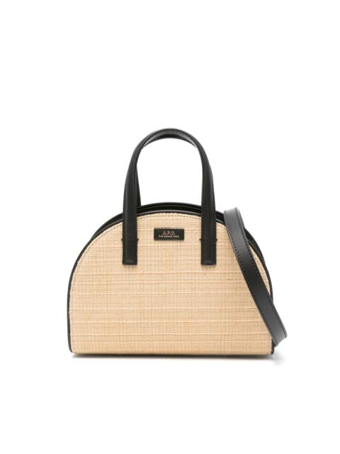 A.P.C. small Demi-Lune tote bag