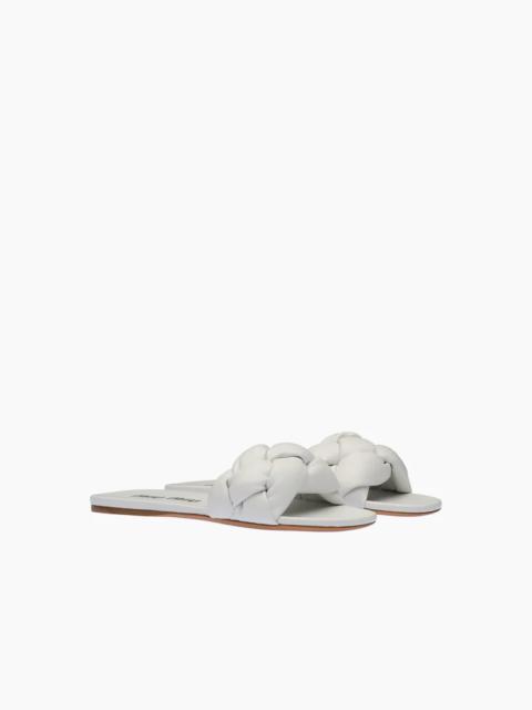 Flat nappa leather sandals