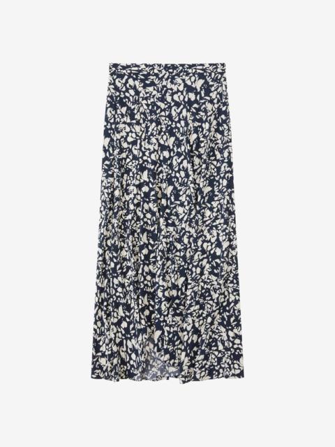 Isabel Marant SAKURA MIDI SILK SKIRT