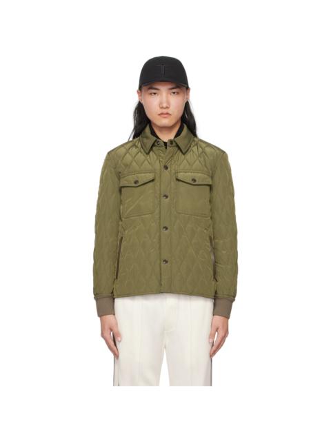 TOM FORD Green Quilted Jacket