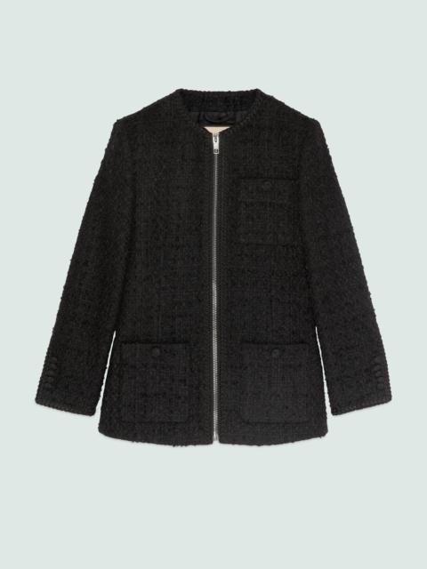 Tweed wool jacket