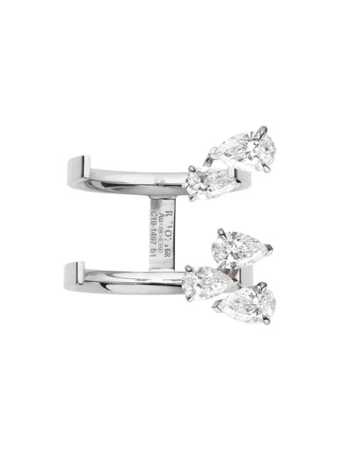 REPOSSI Women's Serti Sur Vide 18K White Gold & 0.56 TCW Diamond Ring - White Gold