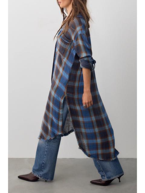 FREE PEOPLE We The Free Layer Up Maxi Button Down Top
