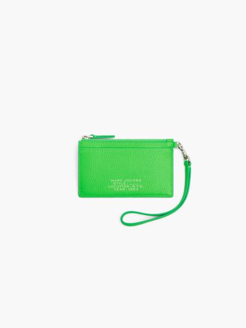 Marc Jacobs THE LEATHER TOP ZIP WRISTLET