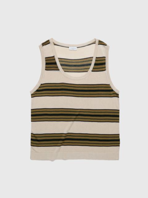 Dries Van Noten Dries van Noten – Milenco Striped Tank Top Vanille