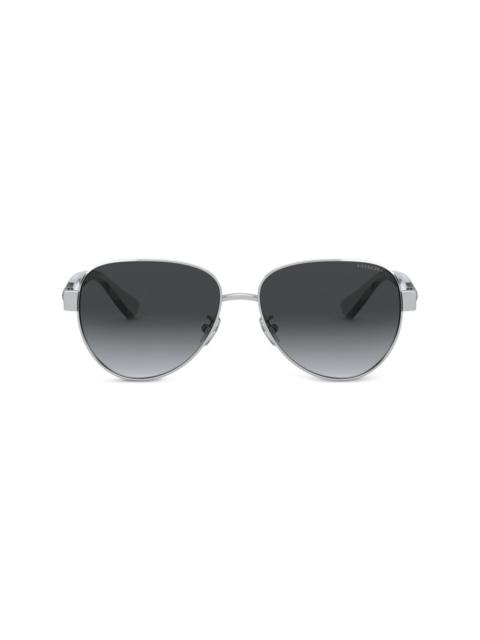 COACH pilot-frame gradient sunglasses
