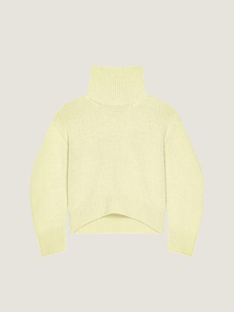 Givenchy COUTURE SEAM TURTLENECK SWEATER IN ALPACA AND YAK WOOL