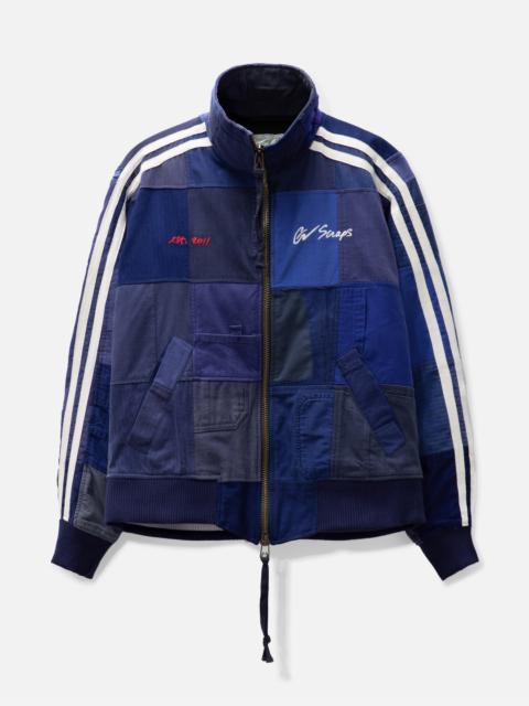 Greg Lauren BLUE STITCHWORK TRACK JACKET