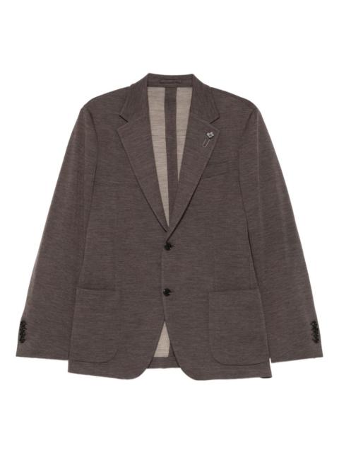 LARDINI single-breasted wool blazer
