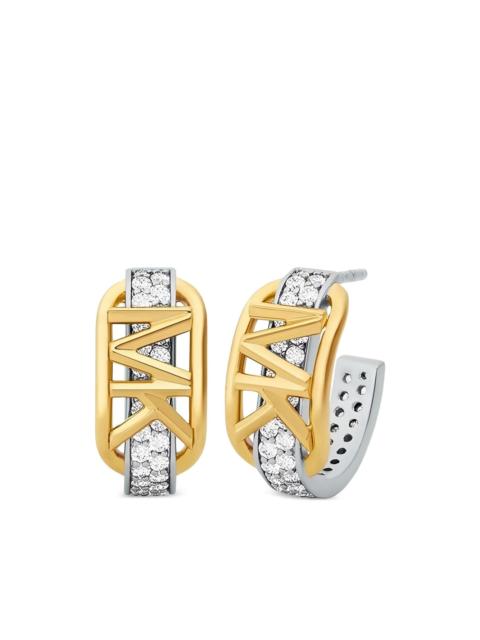 MICHAEL KORS logo earrings