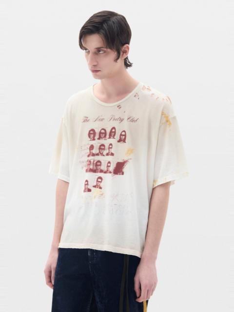 Ann Demeulemeester Lu ''The New Poetry Club'' T-Shirt