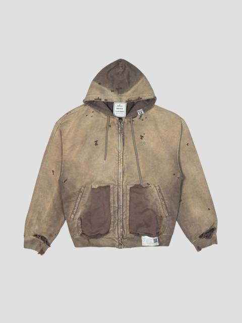 Maison MIHARAYASUHIRO SUNFADED ZIP-UP HOODIE