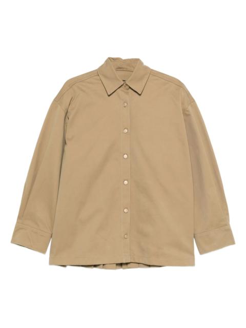 7 For All Mankind 7 For All Mankind Pleated-back Cotton Shirt