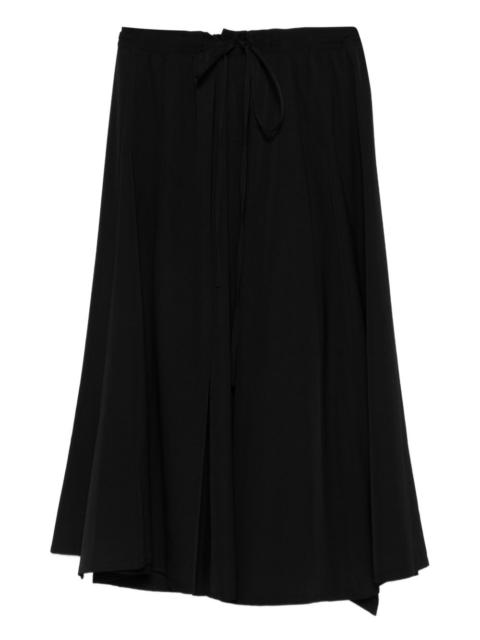 Yohji Yamamoto tie-fastening skirt