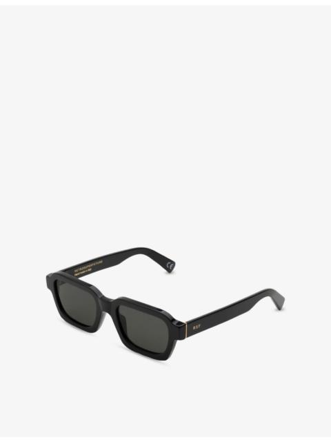 RETROSUPERFUTURE Caro Rectangular-Frame Acetate Sunglasses
