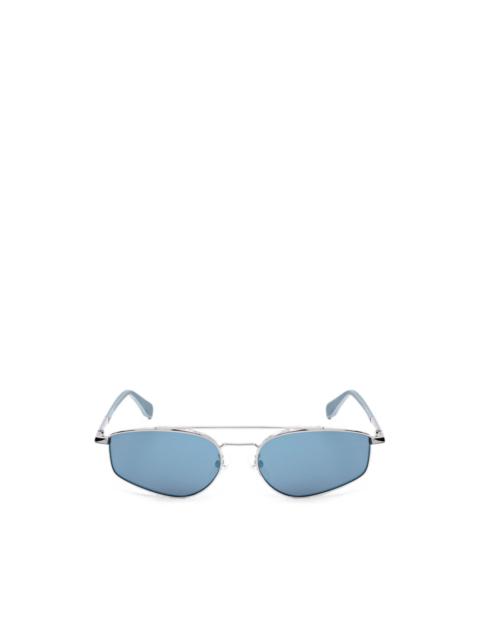 adidas geometric-frame sunglasses