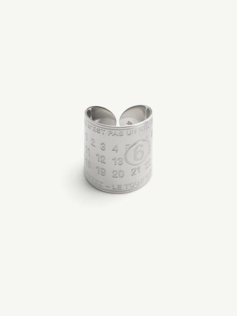 MM6 Maison Margiela Souvenir sticker band ring