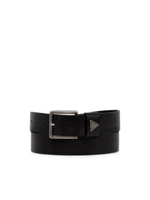 GUESS USA logo-plaque buckle-fastening belt