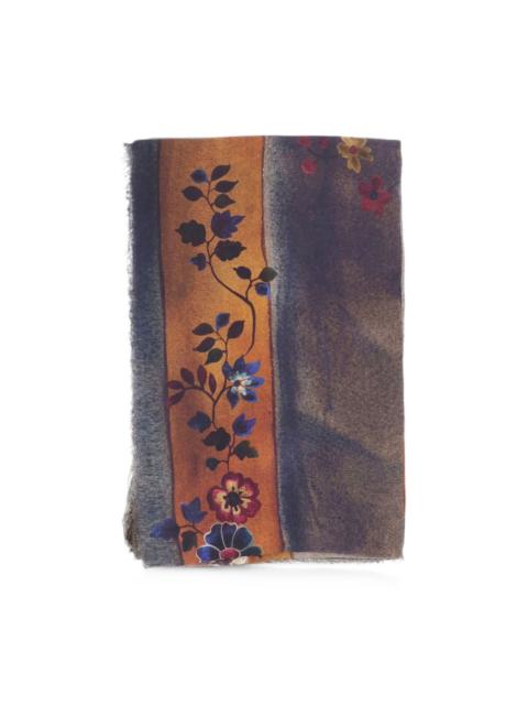Faliero Sarti Kaki Carpet print stole