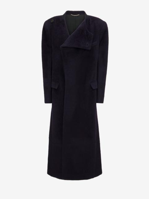 Victoria Beckham draped silk trench coat - Black