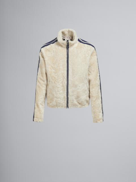 Marni SEMI-CURLY SHINY MERINOS JACKET