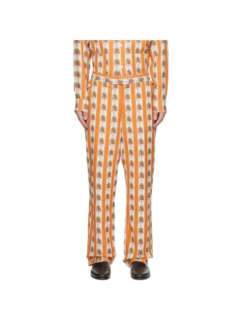 BODE Orange Fruit Bowl Trousers