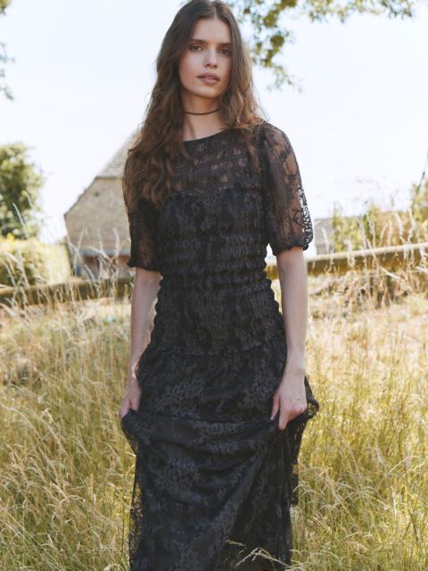 Hill House Home The Short Sleeve Dalia Nap Dress - Chocolate