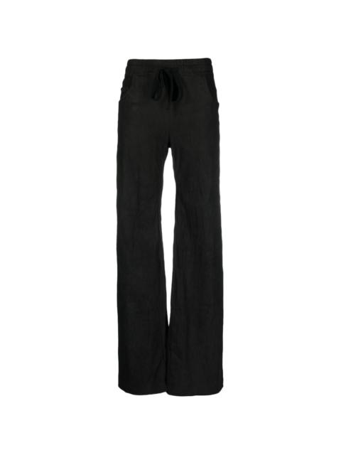 Isaac Sellam straight-leg leather trousers