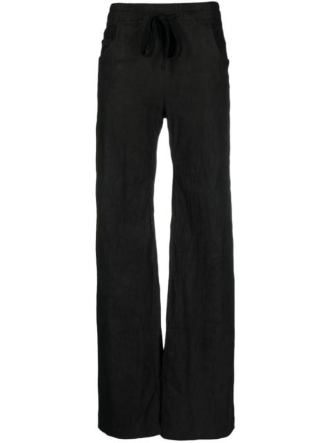 Isaac Sellam straight-leg leather trousers