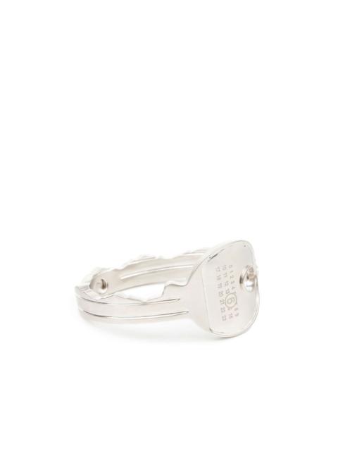 MM6 Maison Margiela key-shape logo-engraved bracelet