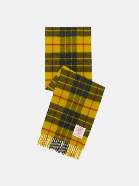 J. PRESS MADE-IN-ENGLAND MACLEOD TARTAN MERINO WOOL SCARF
