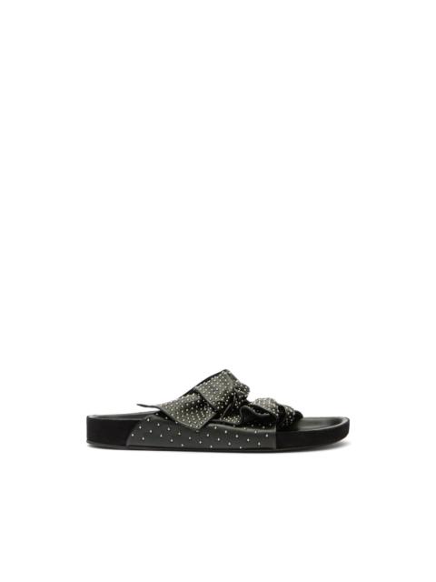 Isabel Marant Lennyo studded bow sandals