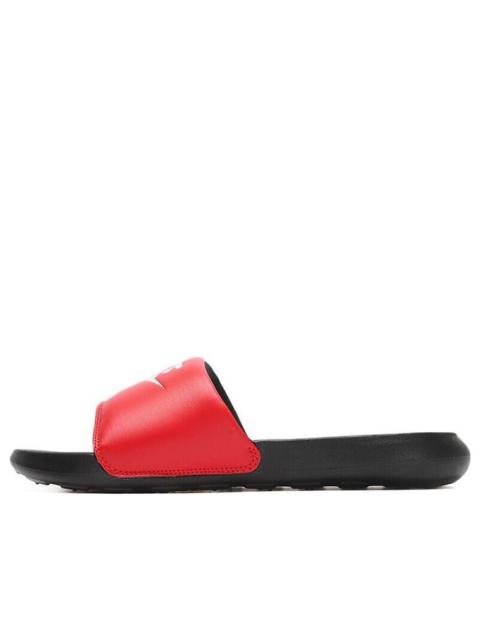 Nike Nike Victori One Slide Mix Cozy Non-Slip Sports Black Red Sandals 'Red Black' DD0234-600