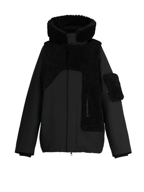 Louis Vuitton Trompe l’Oeil Shearling Detail Padded Parka