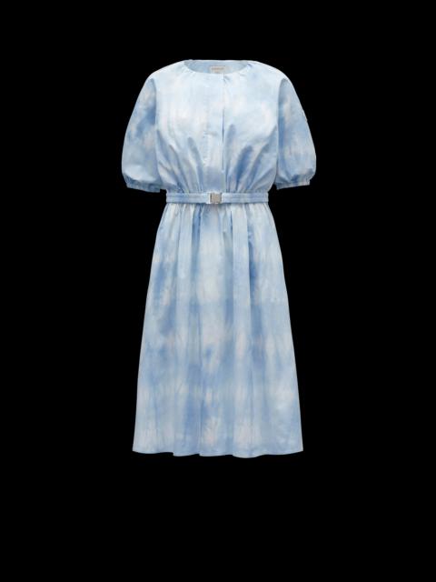 Moncler Cloud Print Midi Dress
