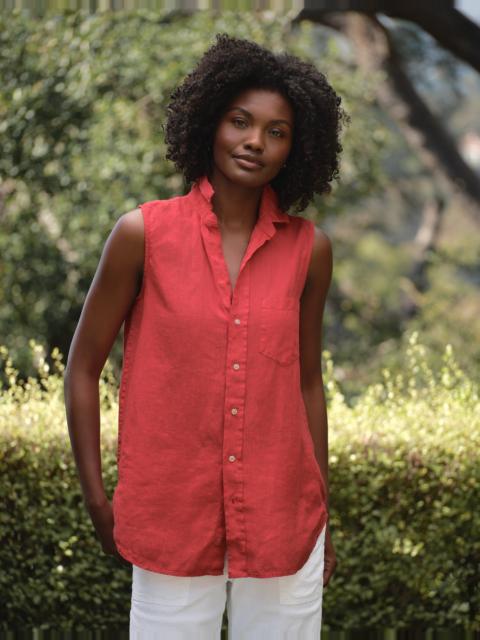 Frank & Eileen Sleeveless Layering Button-Up Shirt