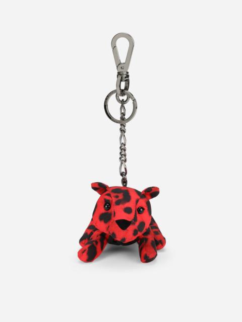 Dolce & Gabbana Leopard-print nylon keychain