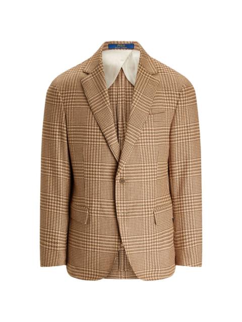 Polo Ralph Lauren checked single-breasted blazer
