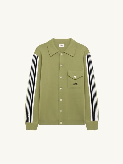 AUTRY KNITTED VISCOSE SHIRT JACKET MAN