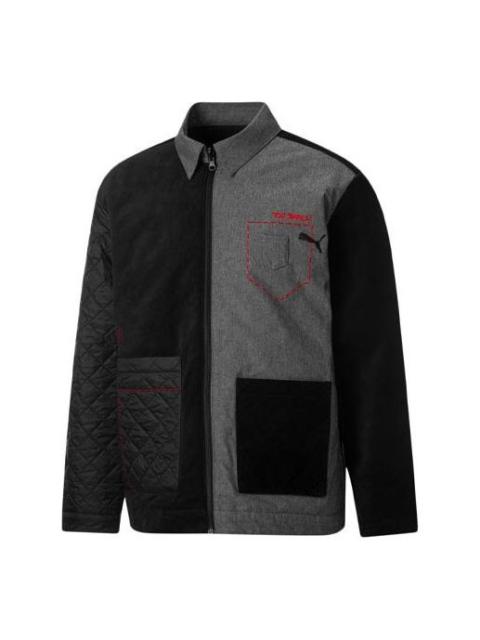 PUMA PUMA x Michael Lau Crossover Cardigan Casual Sports Reversible Jacket Black 530354-01