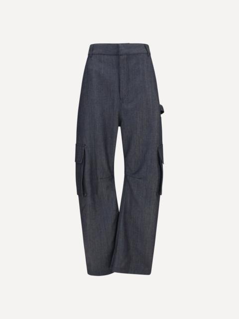 BALENCIAGA Denim print cargo Pants