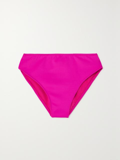 GOOD AMERICAN Good Compression Neon Stretch-scuba Bikini Briefs