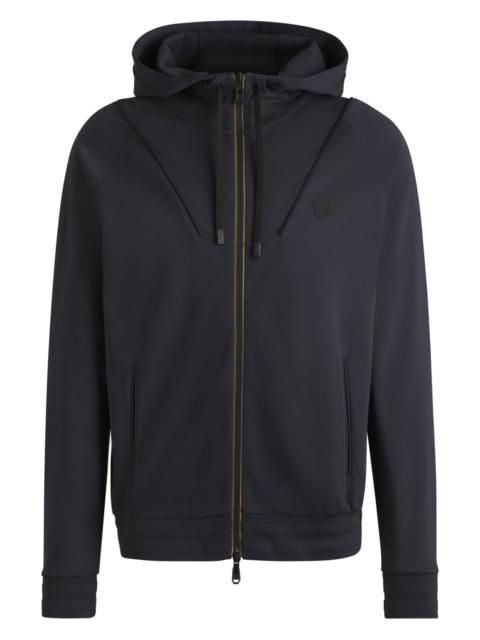BOSS ZIP-UP HOODIE WITH DOUBLE B MONOGRAM