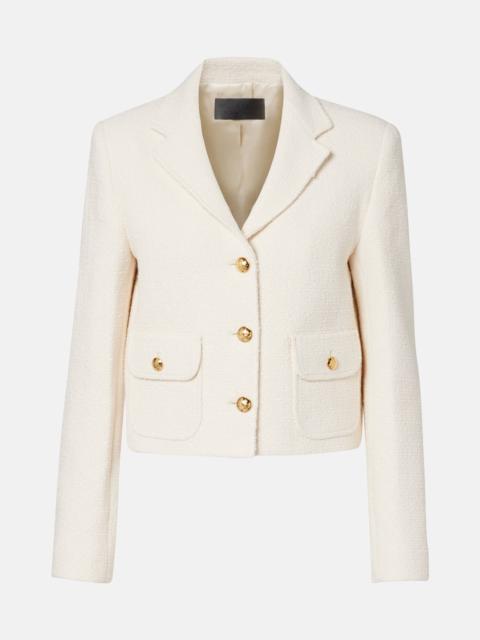 NILI LOTAN Soren gold-button tweed jacket