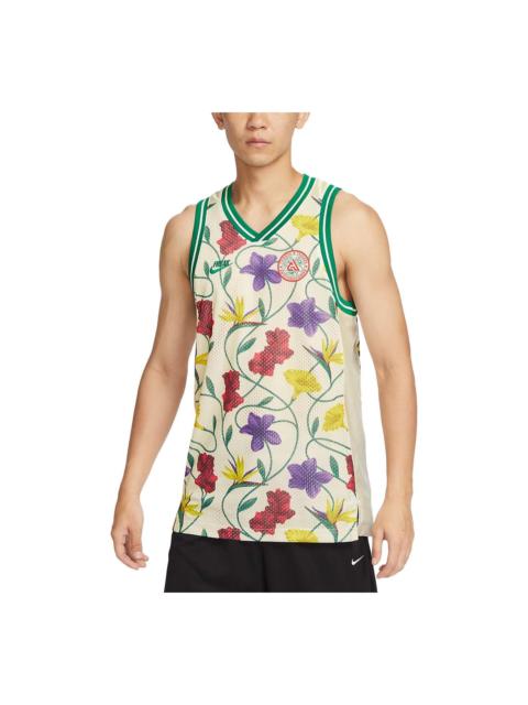Nike Nike Freak Ginnis Dna Dri-Fit All Over Print Floral Jersey 'Beige' FB7026-110